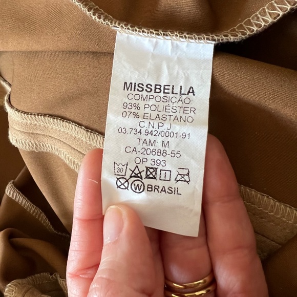 Polyester beige pants - Picture 5 of 6